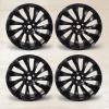 21" 21x10.5 Inch New Aluminum Alloy Replacement Wheel Rim Compatible with Model Y 20202023, Only Fit Rear Wheel, OEM Design Replacement Rim, Black 4 Sets view 2