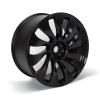 21" 21x10.5 Inch New Aluminum Alloy Replacement Wheel Rim Compatible with Model Y 20202023, Only Fit Rear Wheel, OEM Design Replacement Rim, Black 4 Sets view 3