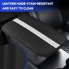Car Center Console Cushion Pad, Universal Leather Waterproof Armrest Seat Box Cover Protector, Car Armrest Seat Box Cover Accessories Interior Protection for Most Vehicles, SUVs, Trucks, Cars (White) view 3