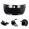 Anti-UV Fog Windproof Universal 3 Snap Button Visor for Open Face Motorcycles Helmet Wind Shield Flip Up Fitment Durable view 2