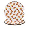 Universal Vehicle Interior Accessories Hot Dog Food, 2-Pack Car Coaster for Holders, Portable Essential Drink Mat view 1
