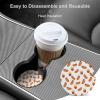Universal Vehicle Interior Accessories Hot Dog Food, 2-Pack Car Coaster for Holders, Portable Essential Drink Mat view 4