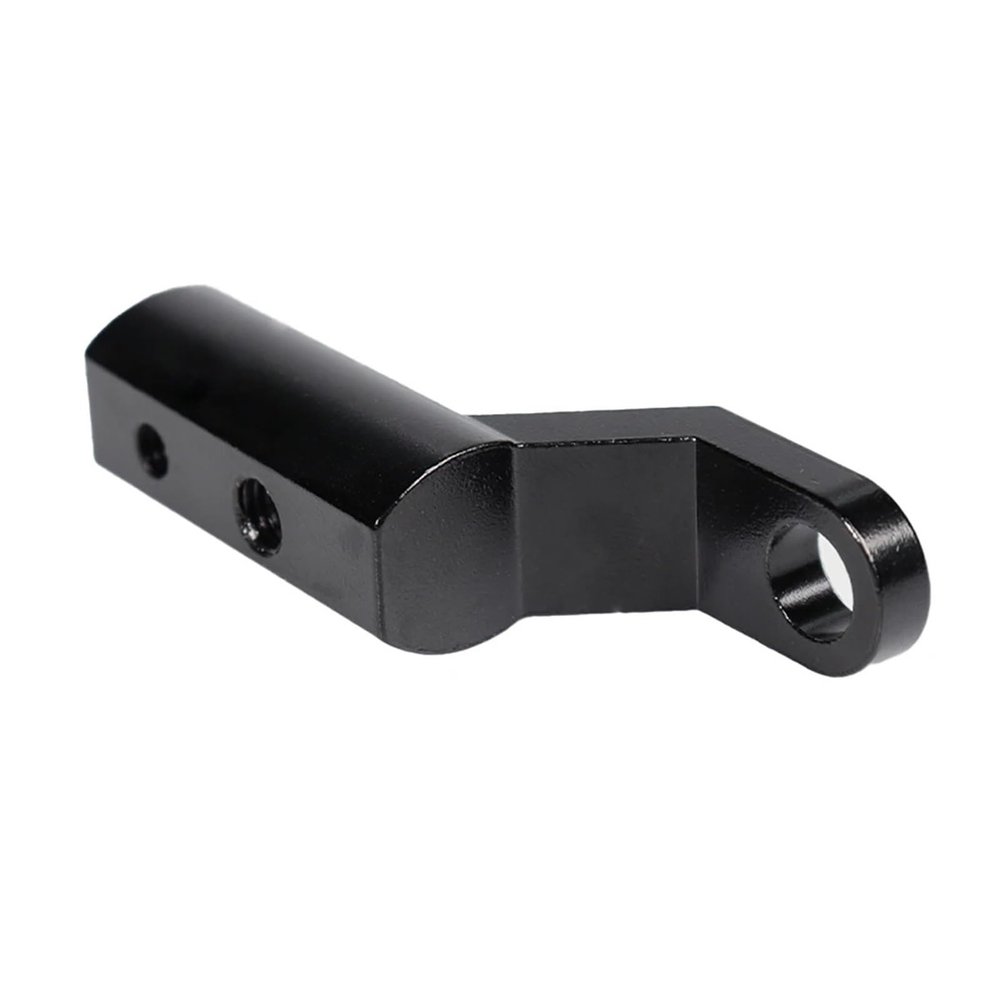 1pc Motorcycle Rearview Mirror Extension Bracket Aluminum Alloy Motorcycle Rearview Mirrors Extension Riser Extend Adapter(Black)