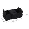 Cabilock Car Foldable Trunk Storage Organizer Box with Multiple Compartments Black Portable Container for Suv Truck Cargo Car Accessories view 2