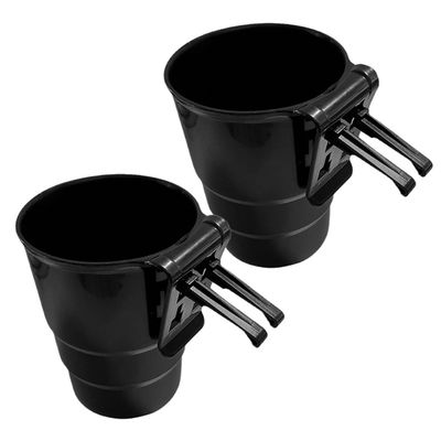 Luxshiny 2Pcs Car Air Vent Cup Holder Multifunction Beverage Mount Adjustable Drink Stand Black Portable Car Water Cup Holder for Vehicle Interior Storage