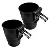 Luxshiny 2Pcs Car Air Vent Cup Holder Multifunction Beverage Mount Adjustable Drink Stand Black Portable Car Water Cup Holder for Vehicle Interior Storage view 1