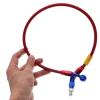 Luxshiny Motorcycle Brake Hose 60Cm Braided Stainless Steel 90 Bend Atv Dirt Bike Clutch Oil Line Fuel Pipe Compatible with Scooter and Gas Motorbike view 4