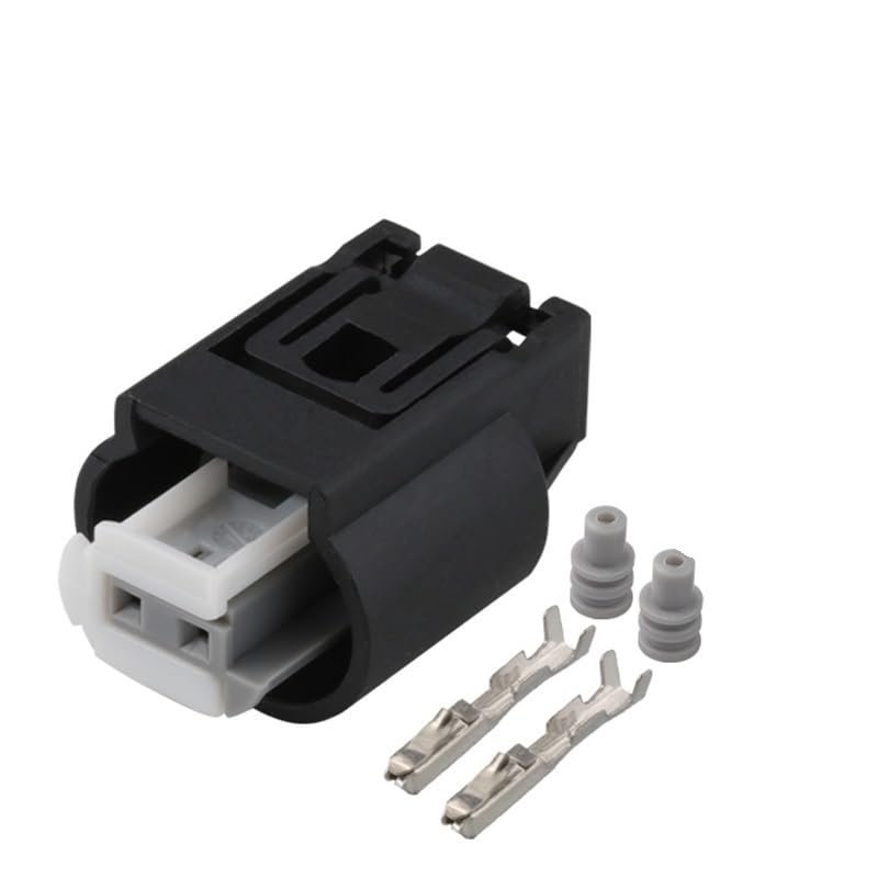 1/5/10/20/50Sets 2 Pin Water Proof Connector Auto Outdoor Temperature ABS Wheel Speed Wiring Plug 1718555-1(10 Sets_2P)
