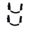 ZUNOXAZ Car Inside Handrail Grab Handle 2Pcs Set Black Vehicle Roof Handlebar for Elderly Safety and Travel Use view 1