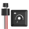 GZV 12V Dimmer Switch, 80W DC 12V Adjustable Brightness Dimmer for LED Halogen Incandescent Strip Lights, Universal Fit for RV Auto Truck Marine Boat, 1Pack view 1