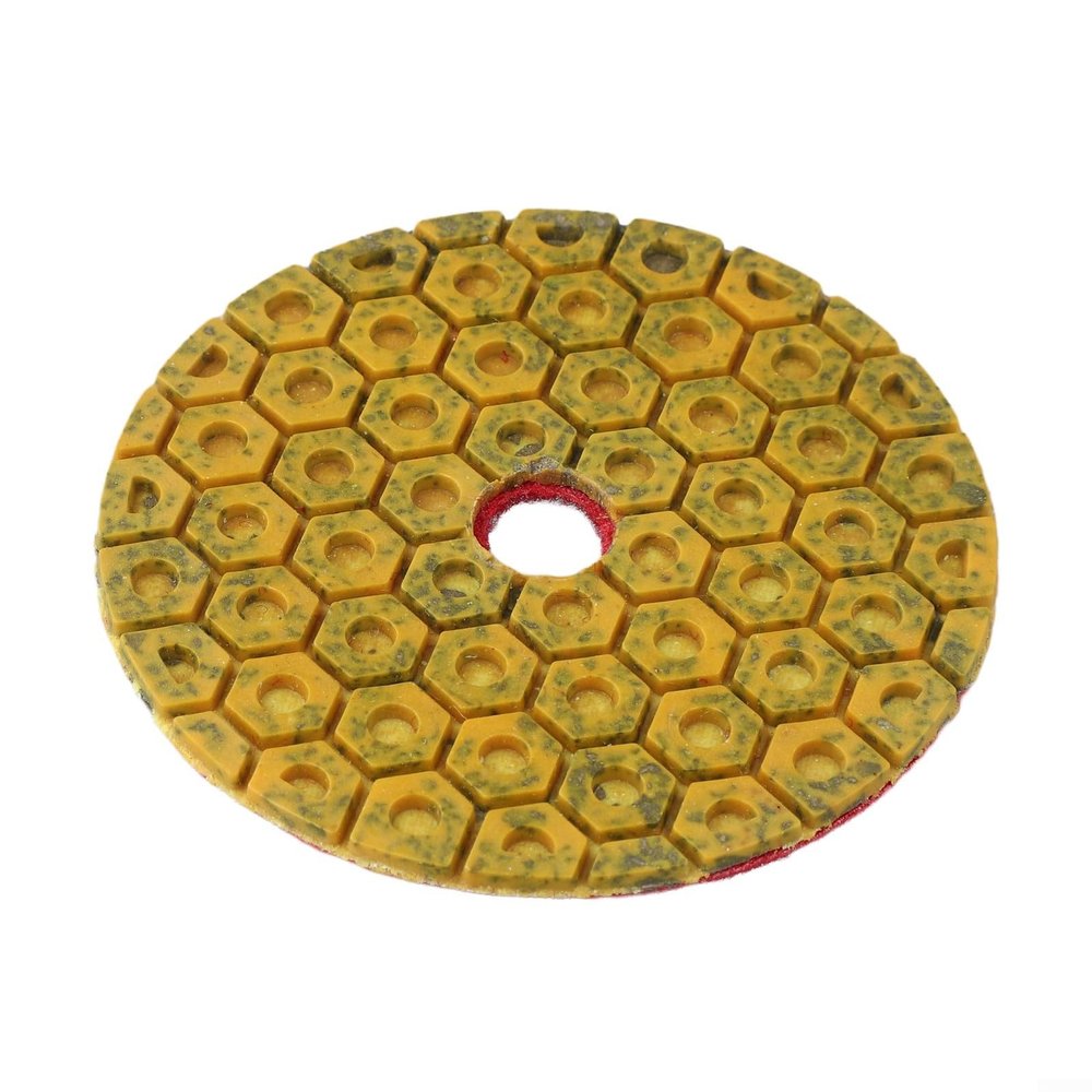 Wet Polishing 4 Inch Emery For Pads Copper Bond for Marble For Granite Concrete s with 50# 100# 200# 400# Grit For Pads for Smooth Finishing (400#)