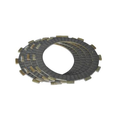 Clutch Friction Disc Plate Kit (4pcs/set) Clutch Friction Plates Kit Set For QS110 FD110 GD110 110cc Underbone Replacement Spare Part