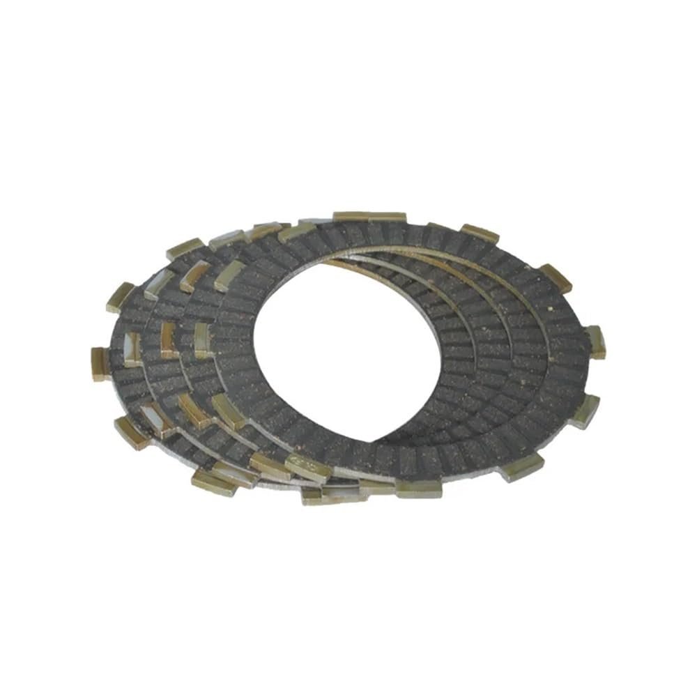 Clutch Friction Disc Plate Kit (4pcs/set) Clutch Friction Plates Kit Set For QS110 FD110 GD110 110cc Underbone Replacement Spare Part