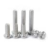 Zkensh-Bolts M2.5-M8 304 Stainless Steel Six Lobe Torx Button Round Head with Pin Tamper Proof Security Screw Bolt, 10/50pcs, Widely Used(45mm,(10pcs) M5) view 3