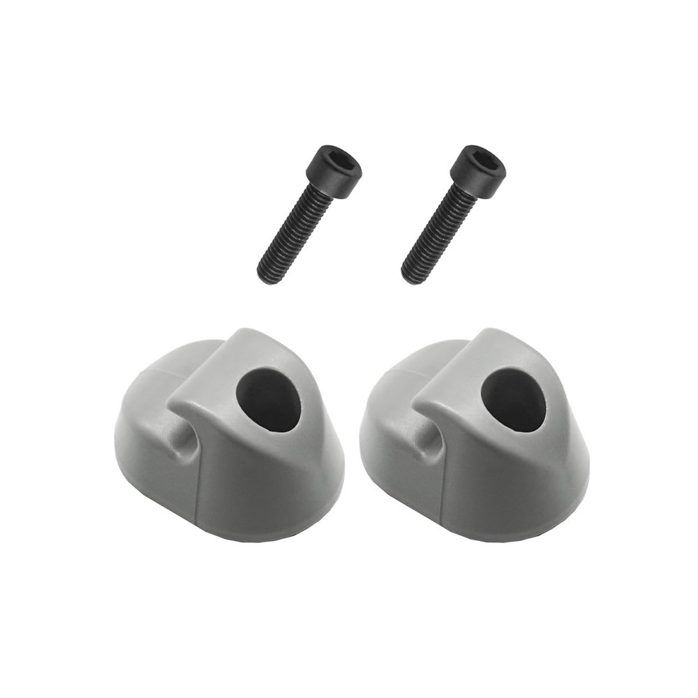 2PCS Sun Visor Clip Gray Interior Replacement Compatible with Kenworth Peterbilt Interior Replaces S16-1023-661 (F01377-2)
