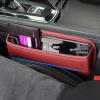 MBBDGBMZ Car Seat Side Pocket Organizer for BMW iX3 (G08) 2020-2024, Car Gap Filler Storage Box for Phone Keys Coins Glasses,B view 3