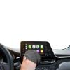 Fkewp Car Screen Cleaner, 4.33" 4.33" Round Car Touch Screen Cleaner Cloth Scratch-Free Cleaning Pad, Microfiber Touchscreen Cleaning Wipes for Vehicle Dashboard LCD Display view 1