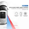 MERRYHAPY B-pillar Side View Mirrors 2pcs Black Wide Angle Blind Spot Auxiliary Rear Seat Mirrors for Automotive Exterior Safety Driving view 4