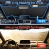 SINGARO 300T Universal Car Windshield Sun Shade, Foldable Reflective for Windshield & Window Shades with Overlapping Design, Car Interior Accessories (68.8" L x 35" W) view 3