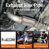 409 Stainless Steel Front Exhaust Flex Pipe for 11-14 Sonata 52547 view 2