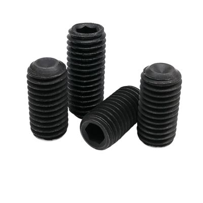 M2.5 2/2.5/3/4-16mm DIN916 Allen Hex Socket Cup Point Set Screw Grub Bolt 304 Stainless Steel Black 50Pcs (12.9 class steel,16mm)