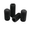M2.5 2/2.5/3/4-16mm DIN916 Allen Hex Socket Cup Point Set Screw Grub Bolt 304 Stainless Steel Black 50Pcs (12.9 class steel,16mm) view 1