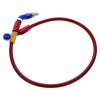 Abaodam Motorcycle Brake Hose Braided 90 Stainless Steel Oil Pipe 60cm Red Hydraulic Brake Line for Dirt Bike Atv Scooter Fuel Line Replacement view 1