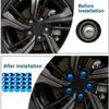 DECRBTS 20PCS Lug Nut Covers for Nissan Qashqai J11, Hexagonal Wheel Bolt Covers Caps Tire Protection External Rim Nut Protective Cover Accessories,B/Blue-A/17mm view 2
