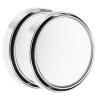INOOMP Blind Spot Auxiliary Mirror 2pcs Silver Adjustable 360 Wide Angle Car Side Rearview Mirrors for Automotive Exterior Accessories and Blind Spot Reduction view 1