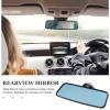 Kichvoe Adjustable Wide Angle Car Interior Rearview Mirror Small Blue Anti-glare Vehicle Rear Mirror for Cars with Suction Cup Mount for Safe Driving view 3