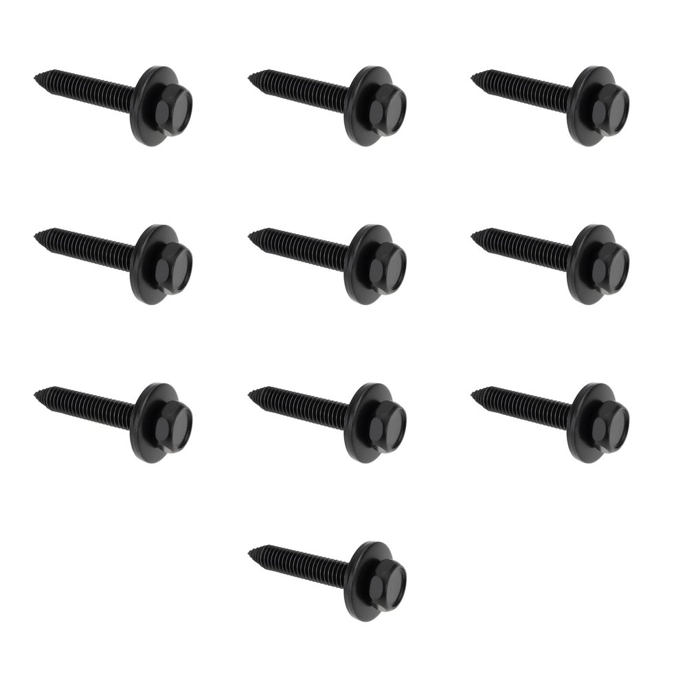 ECSiNG 20pcs M6 Car Bumper Mounting Hexagonal Screws 39mm Compatible with Lexus Compatible with Jetta
