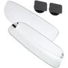 1 Pair Frameless Convex Blind Spot Car Mirror, 360 Adjustable view 1