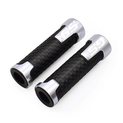 for R1200GS 2006-2021 2022 2023 2024 7/8 22MM Handlebar Hanrdle Bar Grips Hand Grip Motorcycle Accessories(Silver)