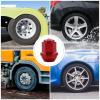 VALICLUD 14x1.5 Red Wheel Hub Lug Nut Caps Solid Reinforced Screw Covers for Mid-Size SUV and Sports Car Tire Rim Bolt Protectors Automotive Accessories view 3