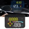 Universal HUD Display Dual System OBD2 GPS Digital Car Speedometer Projector High Definition Screen with Speed RPM Water Temp Voltage Alarms Plug and Play for Cars with OBD2 USB view 2