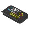 Universal HUD Display Dual System OBD2 GPS Digital Car Speedometer Projector High Definition Screen with Speed RPM Water Temp Voltage Alarms Plug and Play for Cars with OBD2 USB view 3