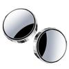 Blind Spot Car Mirrors 2pcs Suction Cup Rearview Side Mirror Wide Angle Silver for Trucks and Cars Safety Driving Accessories view 1