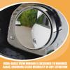 Blind Spot Car Mirrors 2pcs Suction Cup Rearview Side Mirror Wide Angle Silver for Trucks and Cars Safety Driving Accessories view 3
