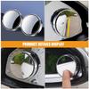 Blind Spot Car Mirrors 2pcs Suction Cup Rearview Side Mirror Wide Angle Silver for Trucks and Cars Safety Driving Accessories view 4