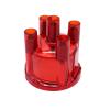 Transparent Distributor Cap Plastic Distributor Cover Fit for T1 T2 Bus Ghia Replaces OE AC905504 High Performance Ignition Component, Dust and Protection (Red) view 1