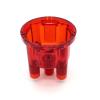 Transparent Distributor Cap Plastic Distributor Cover Fit for T1 T2 Bus Ghia Replaces OE AC905504 High Performance Ignition Component, Dust and Protection (Red) view 3