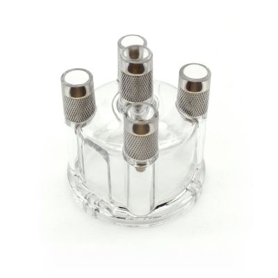 Transparent Distributor Cap Plastic Distributor Cover Fit for T1 T2 Bus Ghia Replaces OE AC905504 High Performance Ignition Component, Dust and Protection (Transparent)