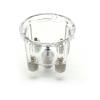 Transparent Distributor Cap Plastic Distributor Cover Fit for T1 T2 Bus Ghia Replaces OE AC905504 High Performance Ignition Component, Dust and Protection (Transparent) view 2