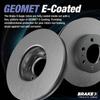 Brake X Front Brake Rotors Kit Replacement for 2000 CHEVROLET SUBURBAN 2500 | Aegis GEOMET Coated Disc Rotors view 2