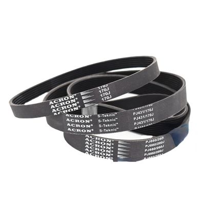 1Pcs PJ330 Rubber Conveyor Belt PJ343 - PJ375 PJ381 PJ384 Drive Belts PJ386 PJ411-155J PJ394(148J-PJ375(375mm),5ribs)