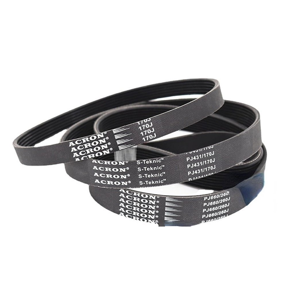 1Pcs PJ330 Rubber Conveyor Belt PJ343 - PJ375 PJ381 PJ384 Drive Belts PJ386 PJ411-155J PJ394(148J-PJ375(375mm),5ribs)