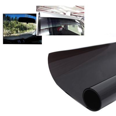 Car Window Film Windshield Solar Protection Tint for Blocking and Heat Reduction, Universal Automotive Glass Strip for Glare Control, 150 x 20cm, Self Adhesive Bubble Free Roll