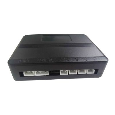 Car Reverse Parking Radar System with 4 Backup Sensors, Double CPU Vehicle Backing Radar with Sound Alert, 0 to 2.5m Detection Range for Safety, Includes Saw Drill Head for Easy