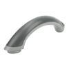 Arc Safety Handle Bar Durable Sturdy Nonfading Grab Assist Grip for Motorhome Passenger Car Yacht Bus Caravan ABS Material 215mm 8.46in view 1