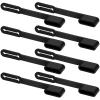 Klyyo Clyro 8 Pack 4-pin Flat Trailer Connector Dust Covers Black 4-Way PVC Vehicle Side Plug Caps for Trailer Wiring Harness Waterproof Dustproof Protection for Rv Trucks Suvs Trailers view 1
